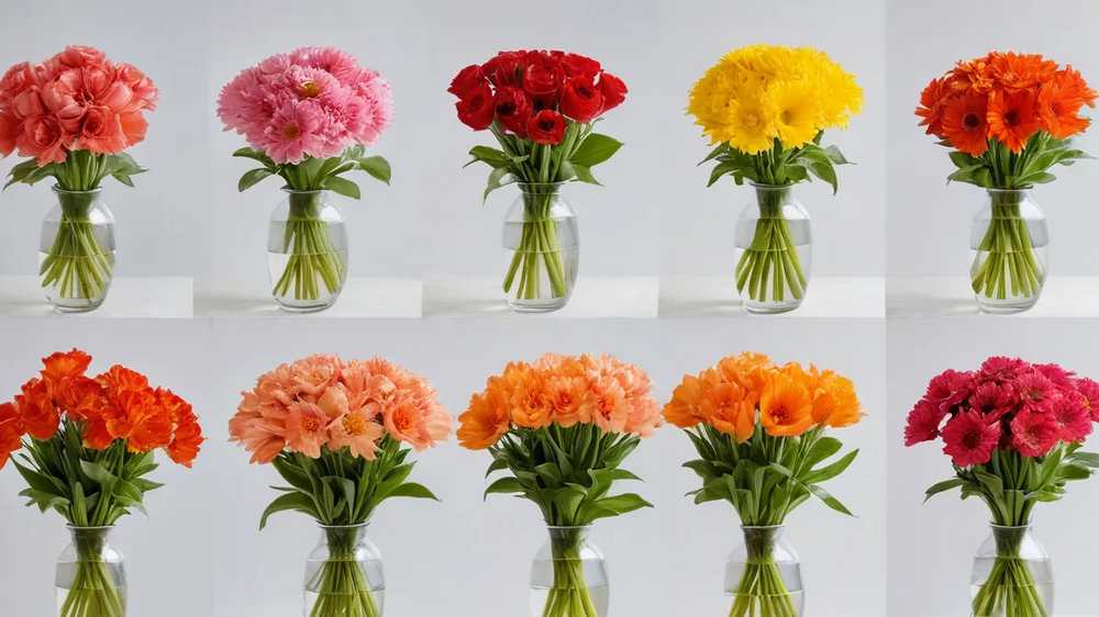 Цветы поштучно в магазине