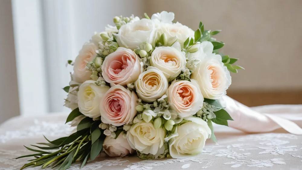 Доставили свадебный букет невесты в Гродно